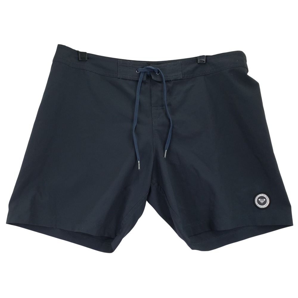 Roxy M615193L Board Shorts Women 13 Navy Blue Surf Beach Sporty